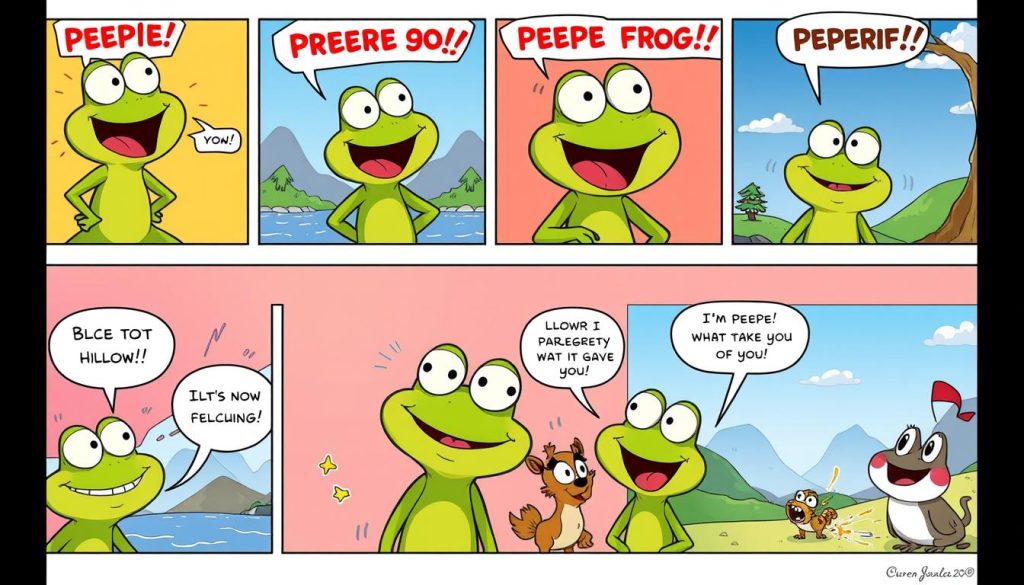 comic strip related to pepe humor